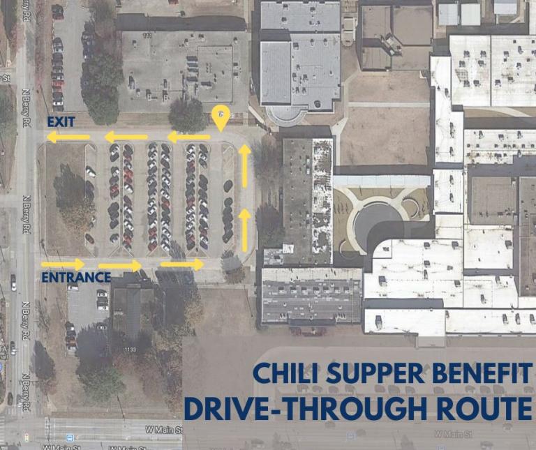 Chili Supper Drive-Through Map 2021