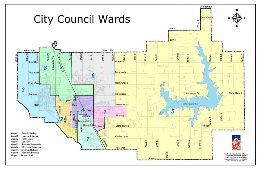 City Ward Map image