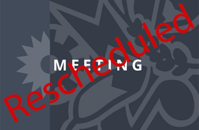 Rescheduled Meeting Image