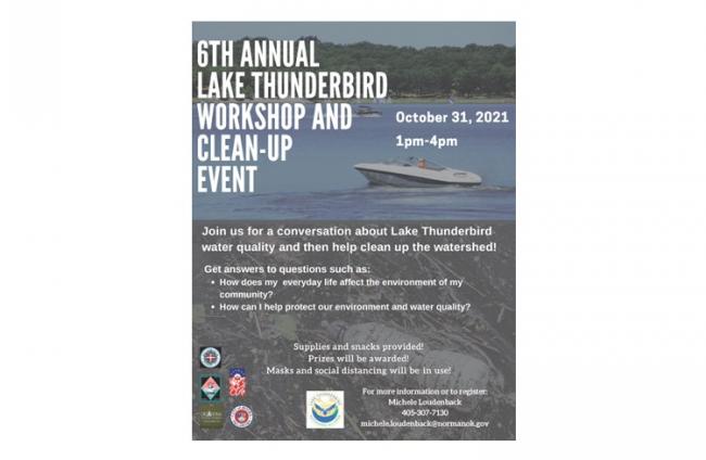 Lake Thunderbird Clean-up Event 10/31/21
