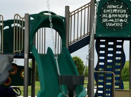 Songbird Park Playground Slide and Swing