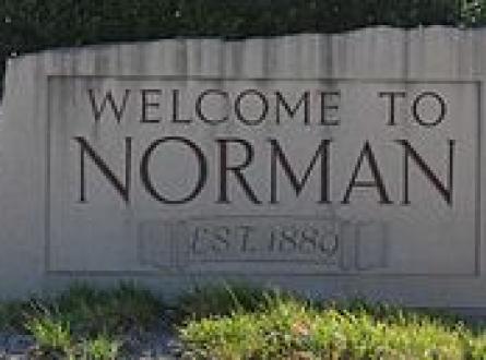 Welcome to Norman sign