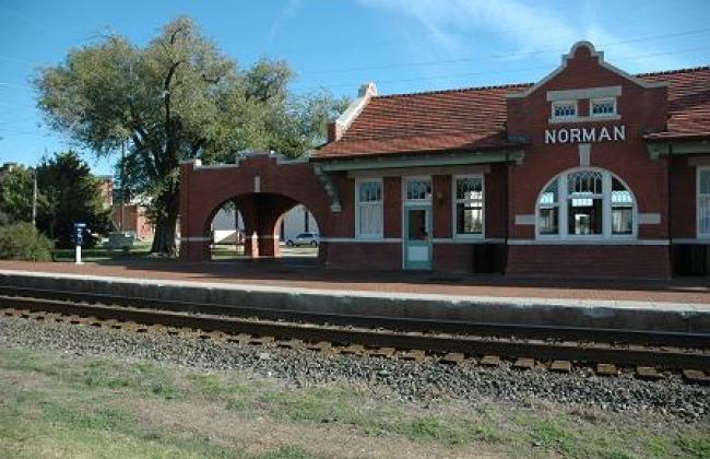 Norman Train Depot Exterior