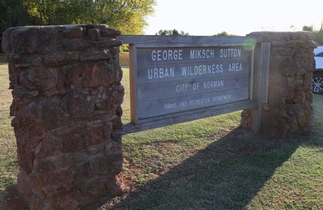 George M. Sutton Wilderness Park Sign