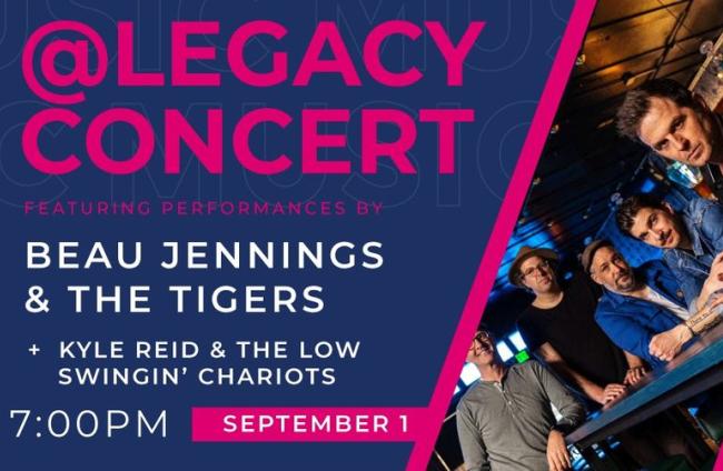 Beau Jennings & The Tigers + Kyle Reid & The Low Swingin' Chariots - LIVE @ Legacy