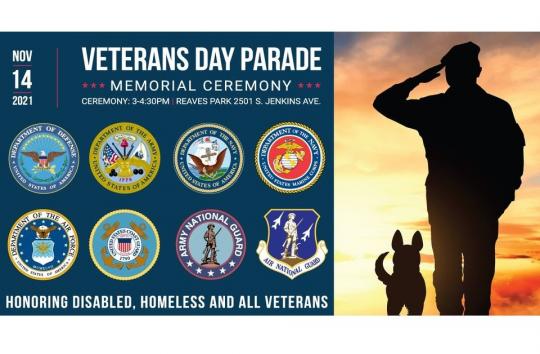 Veterans Day Parade Logo 2021